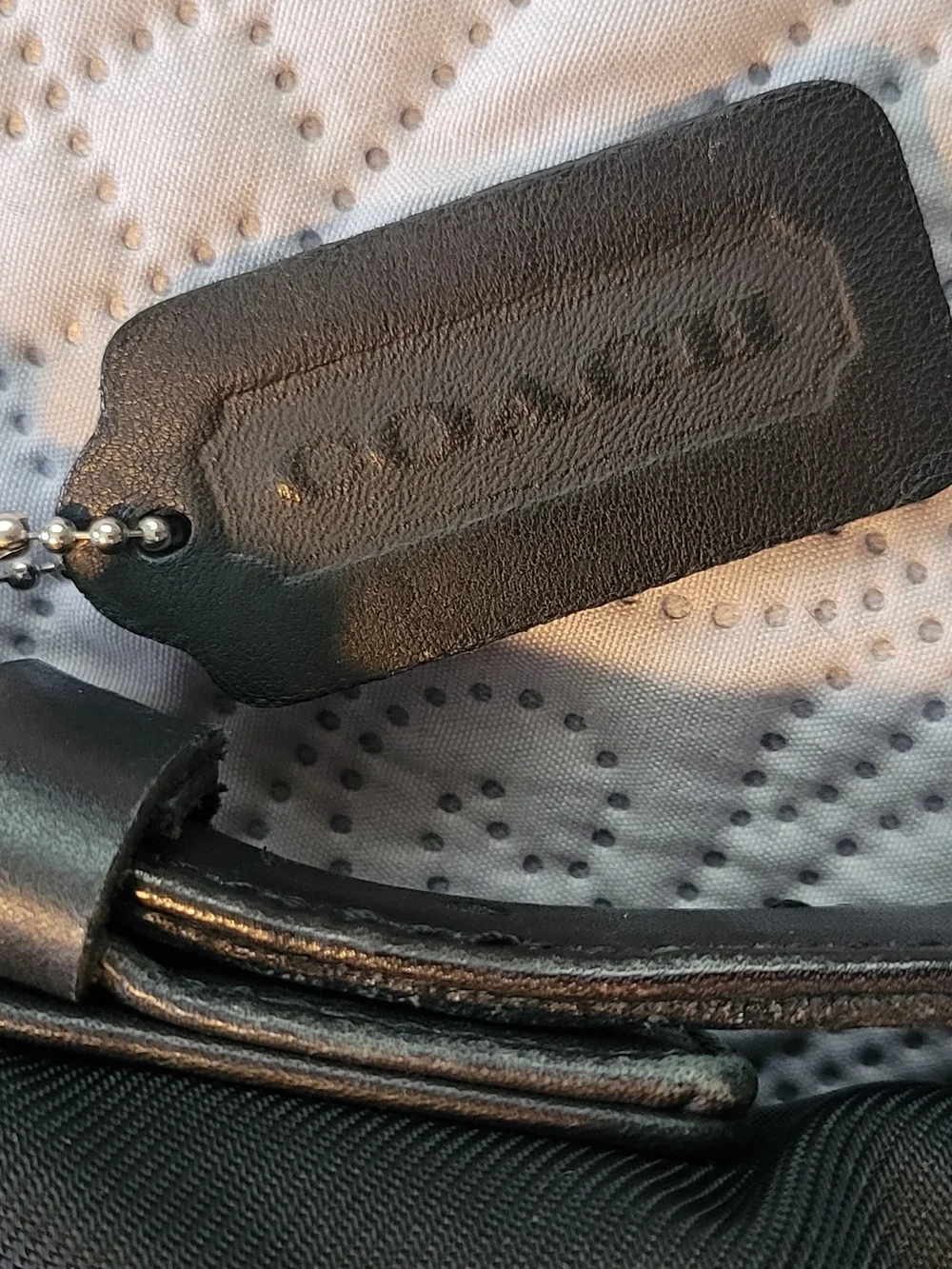 Coach Classic Black Messenger Briefcase - Leather And Nylon